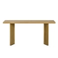 thumbnail image 3 of Harper & Bright Designs Minimalist Wood Console Table with Geometric Legs for Living Room , Study and Dining Room , Natural, 3 of 9
