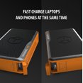 thumbnail image 5 of ToughTested MOAB 65 40,000mAh Rugged Power Bank with 65W & 20W Dual USB-C PD, USB-A QC3.0, IP64 Weatherproof, Pass-Through Charging & 5-Year Warranty for Laptops, Smartphones, Travel & Outdoor Use, 5 of 9