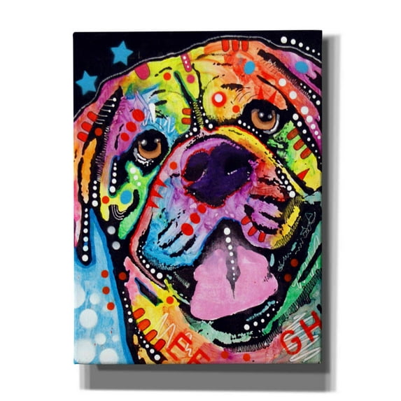 Epic Graffiti 'Bosco' by Dean Russo, Giclee Canvas Wall Art, 12"x16"