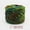 Coffee+Green, variant on Xiao Hua 2 rolls of 160G dark green chiffon, high-quality roving for comfortable home crafts, high-quality super fluffy chiffon - ideal choice for blankets and pillows decoration