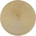 thumbnail image 2 of Round Braided Placemats Set of 4 Washable Round Placemats for Kitchen Table 15 inch Round Table Mats by Casewin(Gold), 2 of 8