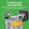 thumbnail image 3 of 2-in-1 Cordless & Rechargeable Electric, Easily Standard Automatic Can Opener, Easy-Clean, With Removable Walking Cut Head, 3 of 5