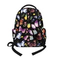 thumbnail image 3 of Xixirimido Colorful Butterfly Floral Print 17" Kids Backpack for Boys & Girls Large School Bags with Multi Pockets Elementary Middle High School Student Bookbag, 3 of 8