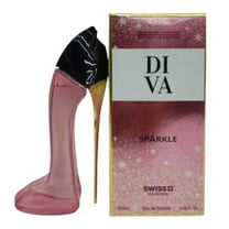 Diva Sparkle Perfume for Women – Eau de Toilette Spray – 3.3 oz (100 ml) – Long-Lasting Fresh and Feminine Fragrance