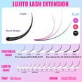 thumbnail image 3 of LUJITO 1Box 12rows Volume Eyelash Extensions D Curl Hand Woven Premium Soft Light Natural Eyelashes Extension, 3 of 6