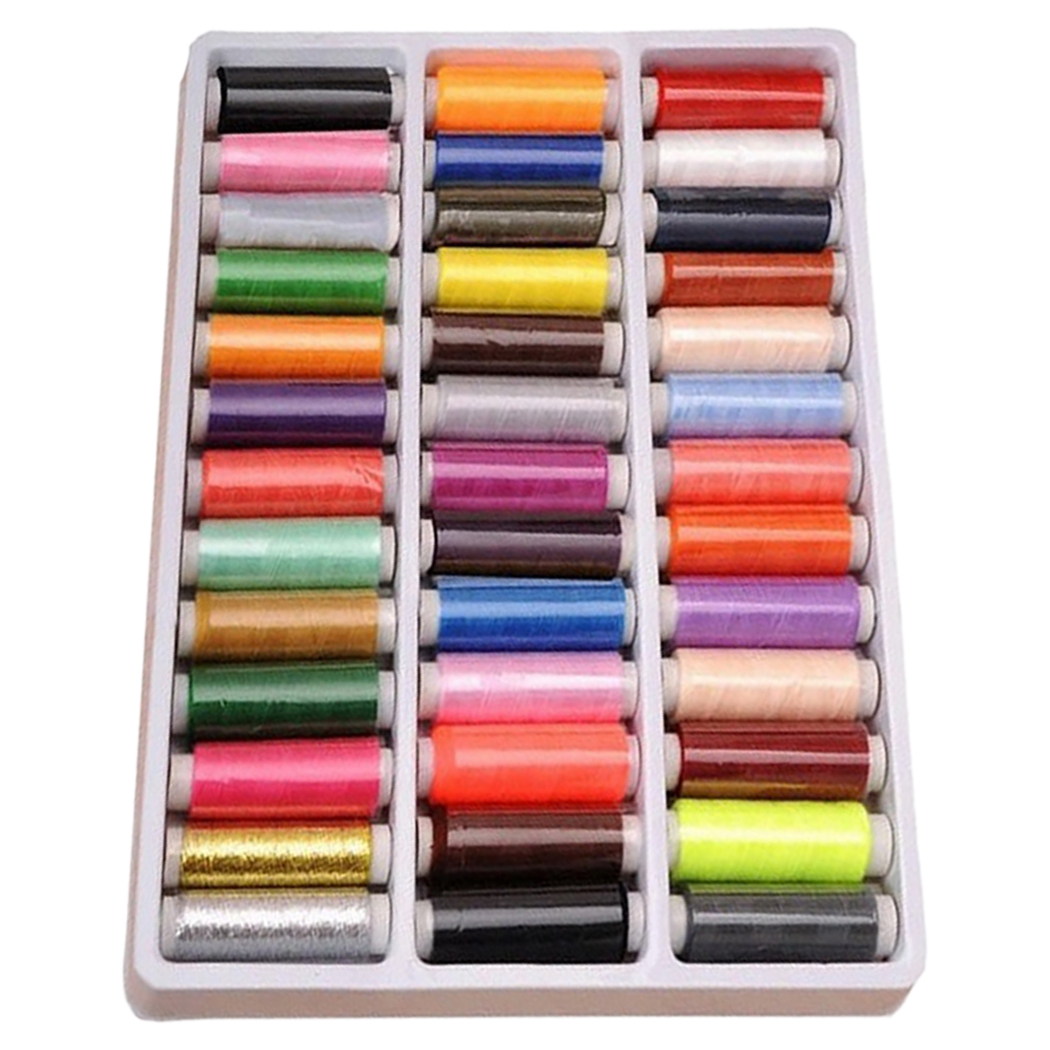 39PCS Sewing Thread Assorted Colors Sewing Thread Spool Sewing Floss