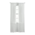 thumbnail image 2 of Mainstays Bel Air Sheer Wide Single Curtain Panel, White, 50" W x 95" L, 2 of 6