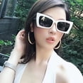 thumbnail image 2 of ibiyuan Sunglasses Over Glasses Women Retro Trendy Rectangle Polarized Sunglasses for Women Men,Classic Narrow Square Sun Glasses, 2 of 5