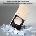 thumbnail image 4 of Frosted Frame Woven Texture PU Case For Honor Magic V Flip, 4 of 5