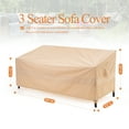 thumbnail image 4 of WJ-X3 Waterproof Patio Outdoor Sofa Cover, 93" W x 42" D x 42" H, Beige, 4 of 10