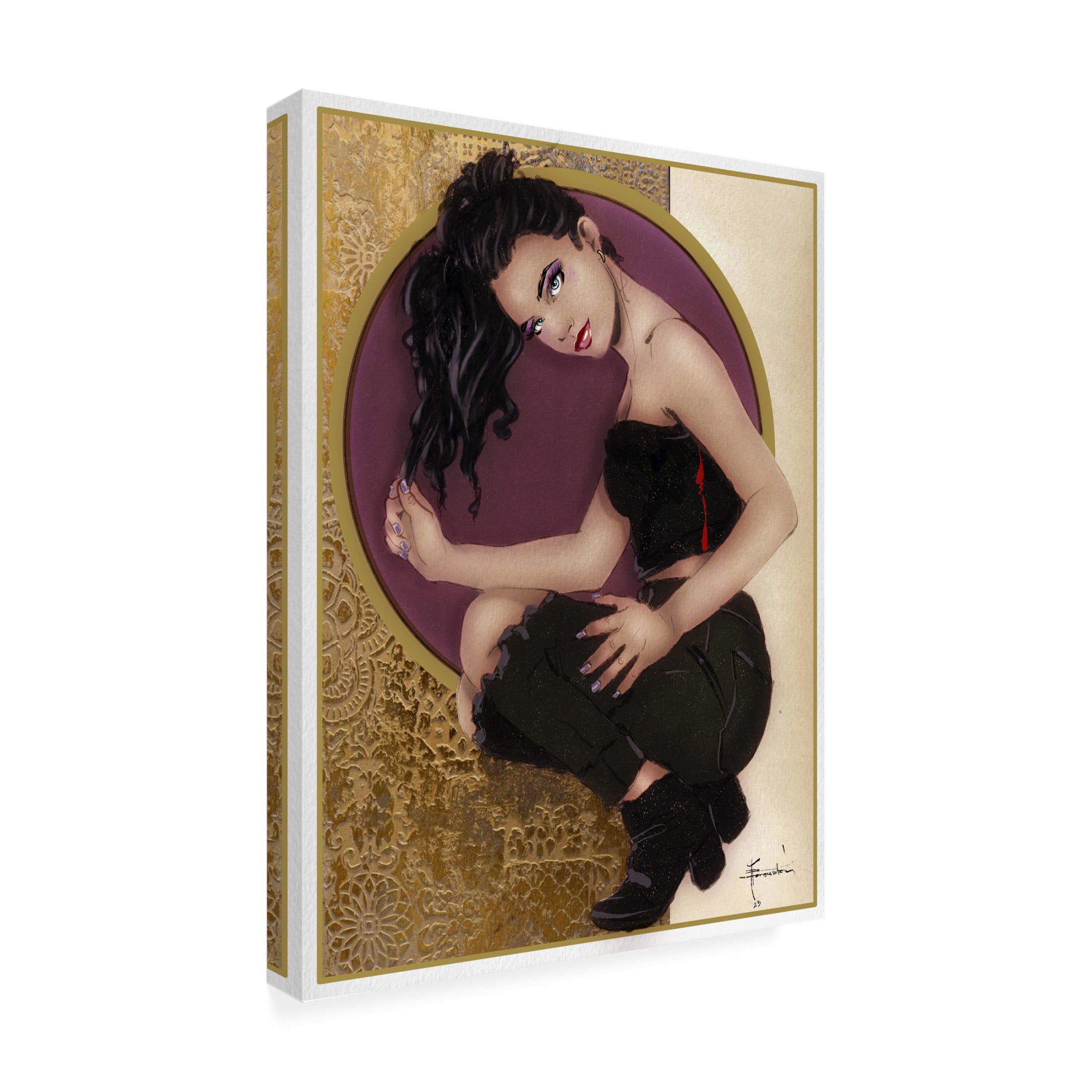 Canvas Wall Art - TMBorenstein 'Summer Heat' Wall Art for Living Room, Bedroom, or Office Décor by Trademark Fine Art - 35 x 47 Inches