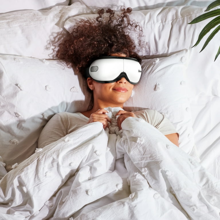 Homedics NuView Eye Massager with Compression and Soothing Heat Uses  Vibration Waves to Renew Tired Eyes, Put an End to Eye Strain, Cordless  with ...