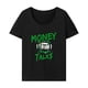thumbnail image 1 of Camiseta básica para mujer, ajuste regular, cuello redondo, cuello redondo, para vacaciones M, 1 of 7