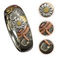 thumbnail image 6 of Homemaxs Flower, Fashion Dragonfly Ring, Alloy, 6 of 8