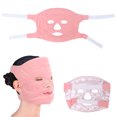 thumbnail image 4 of Cooling Compress Facial Pack Compress Facial Pack Reusable Therapy Facial Wrap Cooling Compress Facial Pack Migraine Relief Therapy Wrap Facial Hot Cold Compress Wrap, 4 of 8