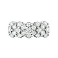 thumbnail image 2 of 1/2 Carat T.W Diamond Sterling Silver Cluster Ring., 2 of 4