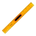 thumbnail image 1 of Regla recta de 50 cm, portátil, transparente, práctica, para matemáticas, geometría, con mango extraíble para aprendizaje en pizarra blanca., 1 of 8