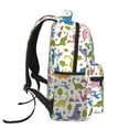 thumbnail image 3 of Honeii Cute Dinosaur Print Backpack for Both Men and Women, Basic Bookbag for College, Work, or Travel,Rucksack Computer Bag-One Size, 3 of 5