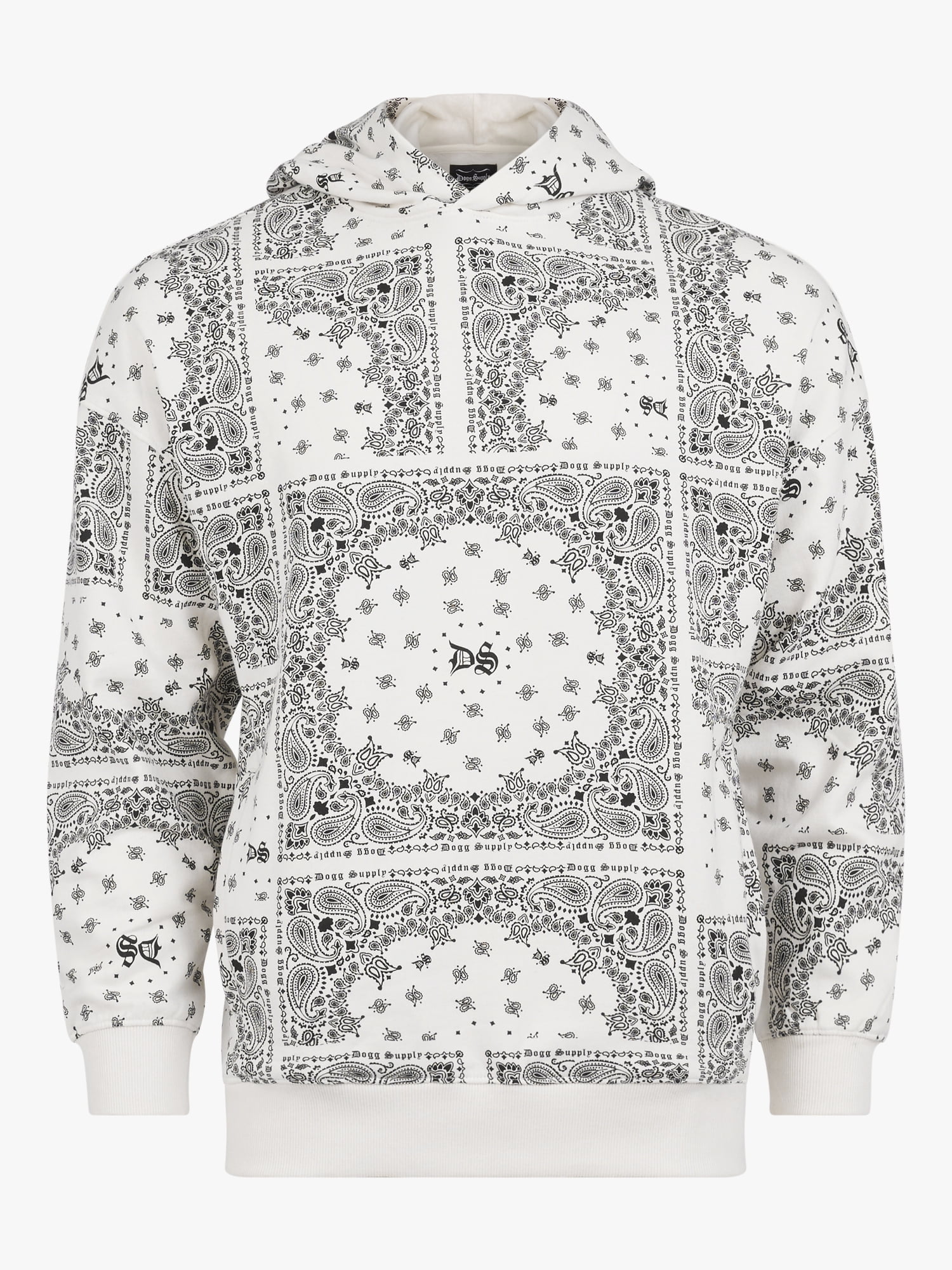 Dogg Supply by Snoop Dogg All Gender Bandana Print Popover Hoodie