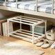 thumbnail image 5 of Under Bed Shoe Rack, 2-Tier Space Saving Organizer with Non-Slip Design, Sturdy Durable for Dorm Closet, 5 of 6