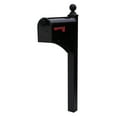 thumbnail image 3 of Gibraltar Mailboxes Elite Medium Black Steel Post Mounted Mailbox, 3 of 6
