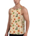 thumbnail image 3 of Rocae Floral Strawberr for Men's Workout Tank Top Men's Running Tank Top Dry Fit Athletic Workout Tank Tops3X-Large, 3 of 9