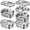 Medium, variant on 2 count Metal Bento Box for Adults Metal Lunch Box Stainless Steel Bento Containers Leakproof  Tiers Lunch Container With Airtight Valve Handle Dishwasher Safe(Small)