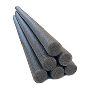 Oodles Of Noodles 15 Inch X 35 Inch Solid Core Foam Sticks For Craft Projects 6 Pack Grey