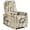 Apricot, variant on HonorHut Printed Recliner Slipcover Stretch Jacquard Armchair Covers Non Slip Fitted Couch Cover with Storage Pockets 8-Piece Set Orange