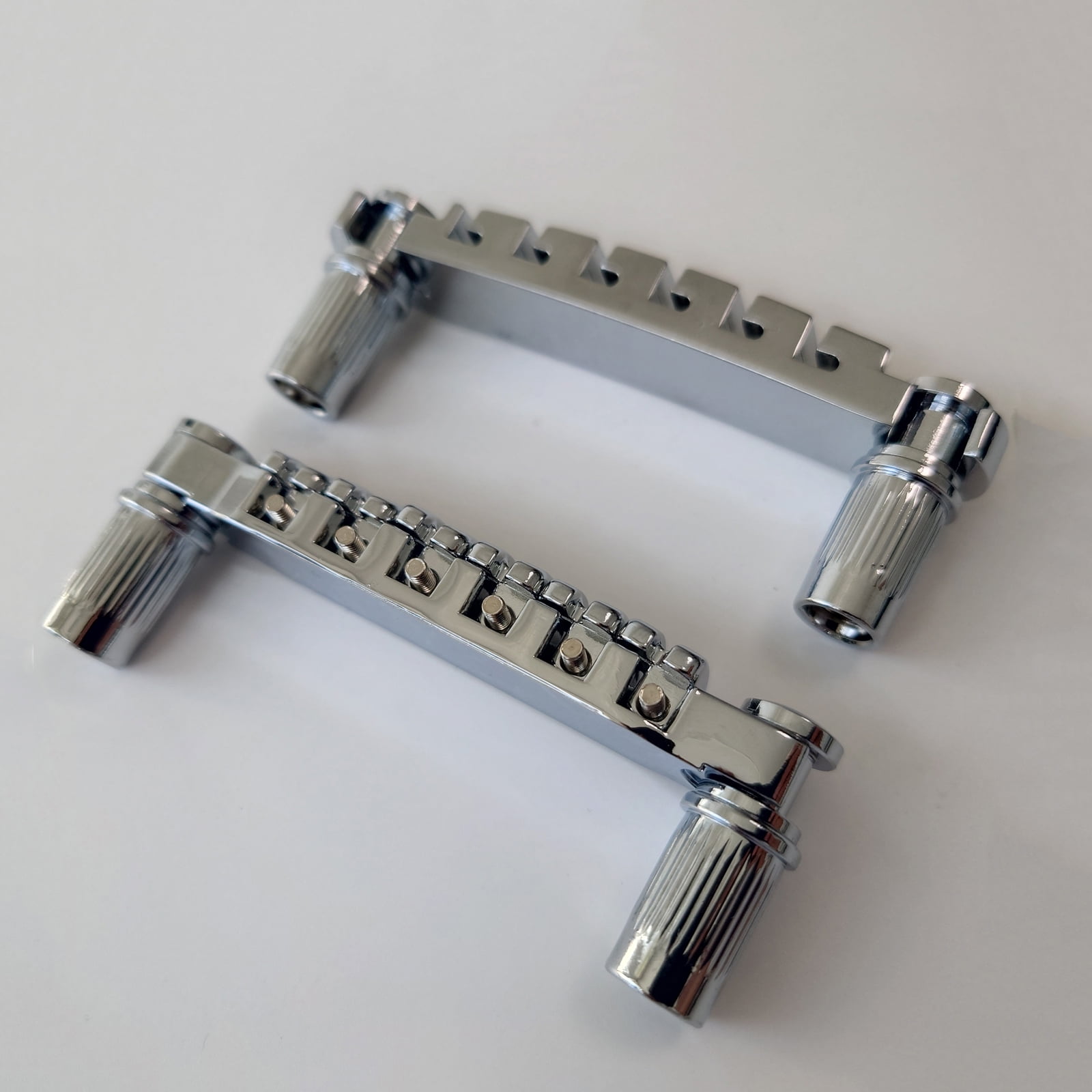 1 Set Tune-O-Matic Electric Guitar Bridge And Tailpiece Gold Black Chrome