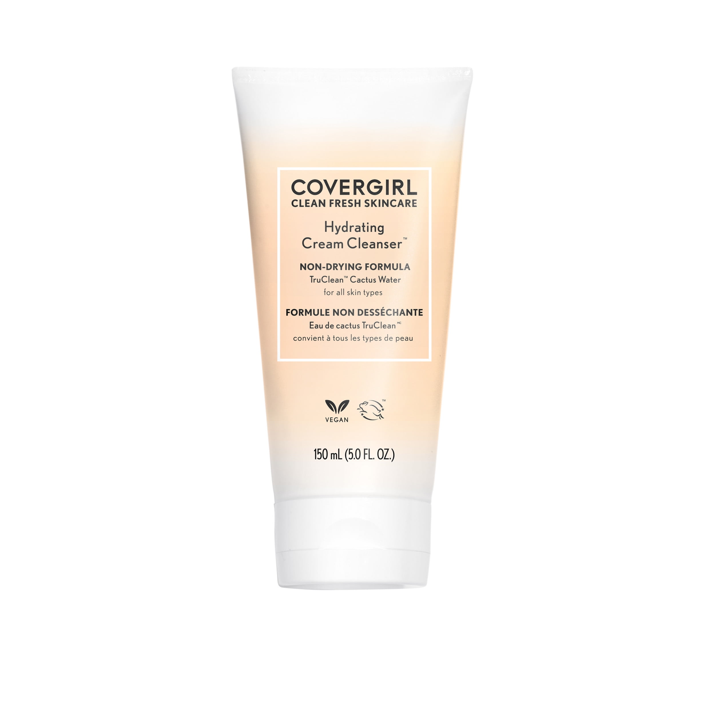 COVERGIRL Clean Fresh Skincare Hydrating Cream Face Cleanser, 5.0 FO