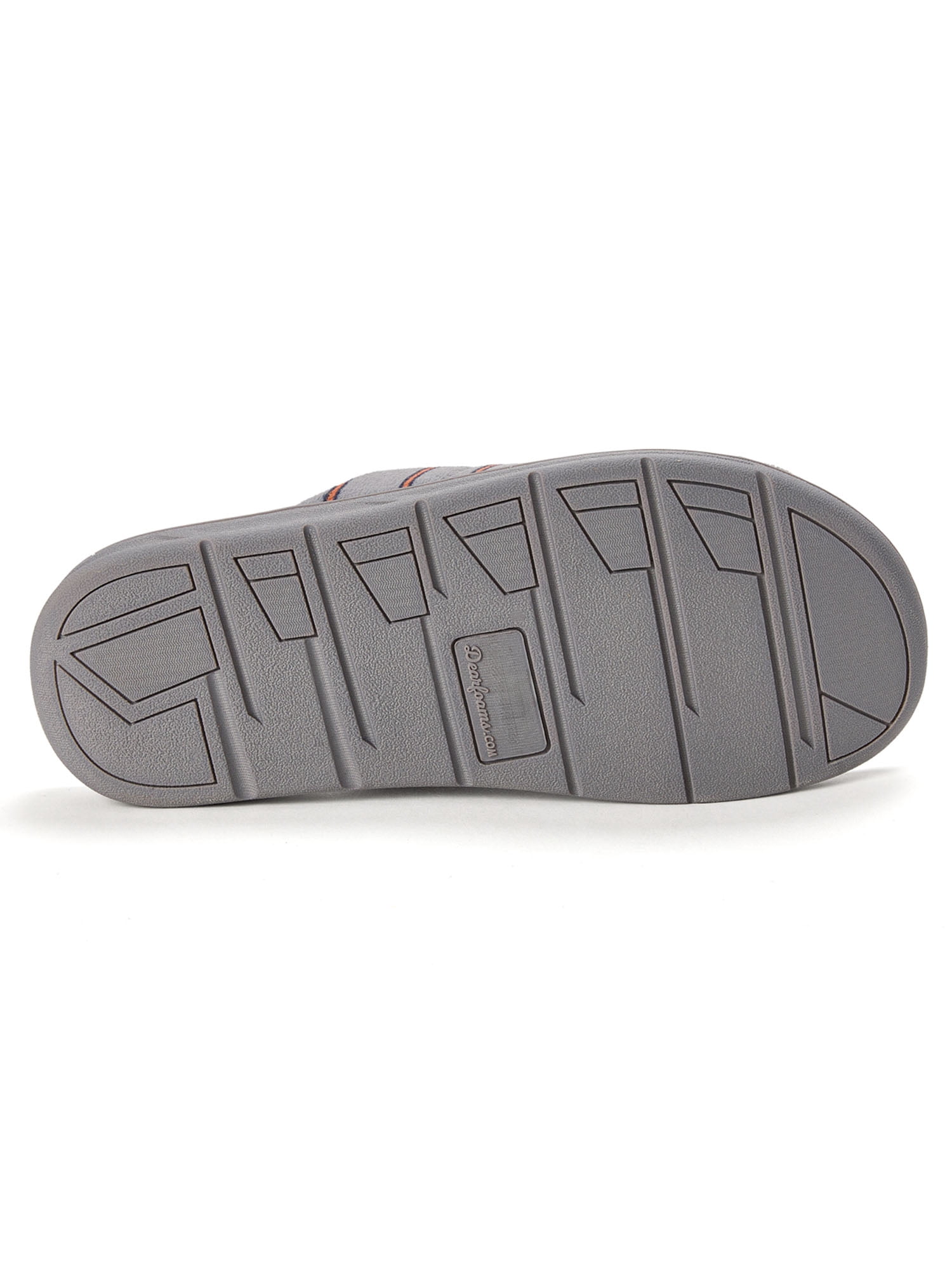 Dearfoams Cozy Comfort Men's Striped Slide Slippers