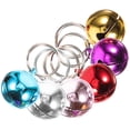 thumbnail image 1 of 6 cascabeles colgantes para collar de perro o gato, de acero inoxidable, pequeños, para mascotas, 1 of 6