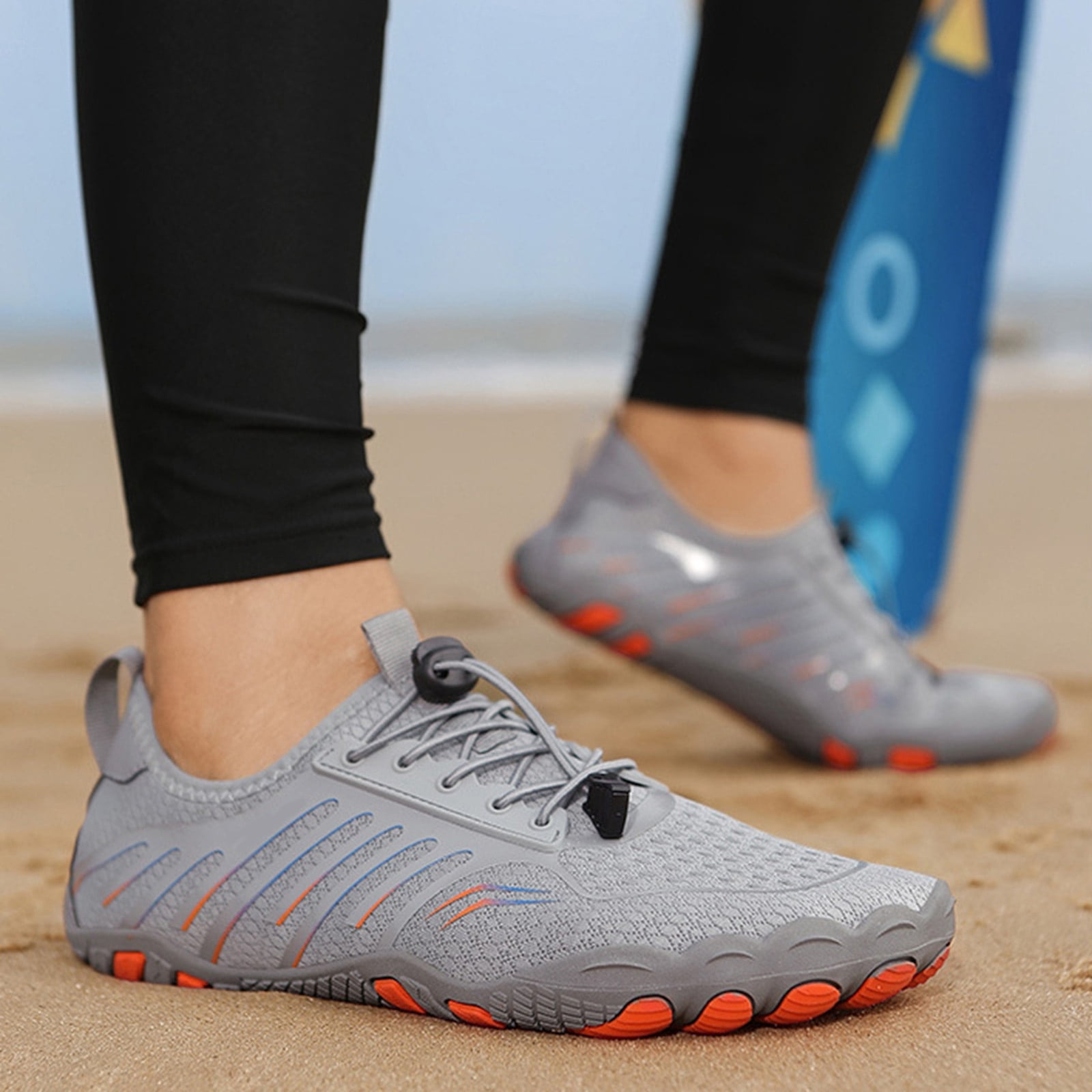 Win s Way Women's Water Sports Sneakers, Quick-Dry Breathable Walking Shoes for Hiking Yoga Beach