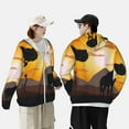 thumbnail image 4 of Xecao Giraffes Of The African Savannah for Sun Shirt-A lightweight, Hoodie-Style Long-Sleeve UV Protection Garment Designed for Other Outdoor Activities. -Small, 4 of 7