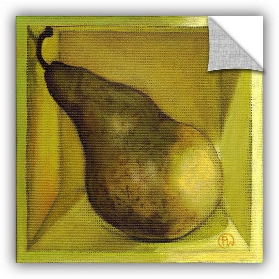 ArtAppealz Paige Wallis "Square Pear" Removable Wall Art