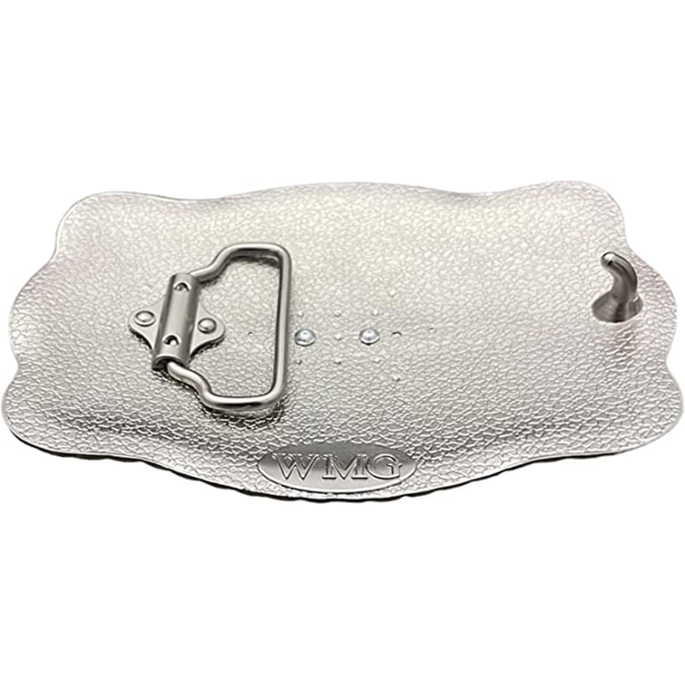 Women\'s Silver T Cowgirl Initial Large Letter Zinc Alloy Imported Belt Buckles Amazon.com: JEAN main image 3