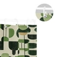 thumbnail image 5 of Yayeee Shower Curtain with Hooks 72"x72" Waterproof Fabric Bathroom Hanging Decor, Green Circle, 5 of 5