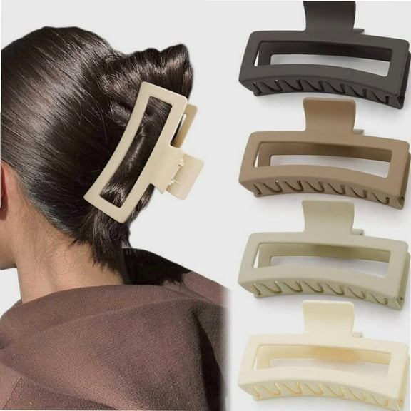 Extra Large Claw Clips for Thick and Long Hair 5 inch Big Hair Claw Clips for Women Girls 90's Non-slip Jumbo Claw Clips Strong Hold XXL Giant Hair Clamps