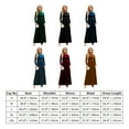 thumbnail image 7 of IDOPIP Fall Winter Velvet Dress for Women Long Sleeve Round Neck Maxi Dress with Belt Cocktail Gown, 7 of 7