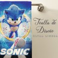 thumbnail image 5 of Toalla De Baño Sonic Sega Heroes Game Microfibra Poliester Diseño Anillos Gamer NubiSuave Estampado, 5 of 5