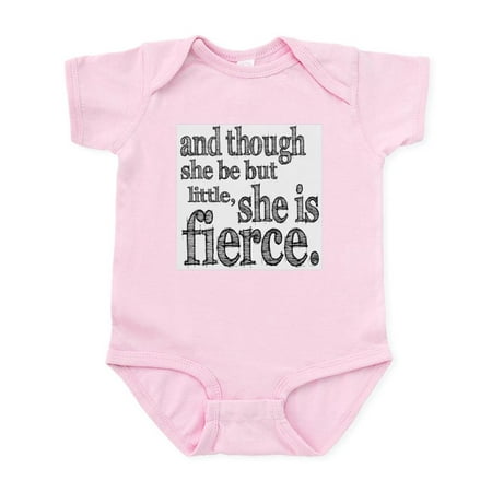 

CafePress - She Is Fierce Shakespeare Infant Bodysuit - Baby Light Bodysuit Size Newborn - 24 Months