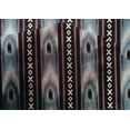 thumbnail image 4 of oneOone Cotton Silk Fabric Stripe & Geometric Ikat Print Fabric BTY 42 Inch Wide, 4 of 4