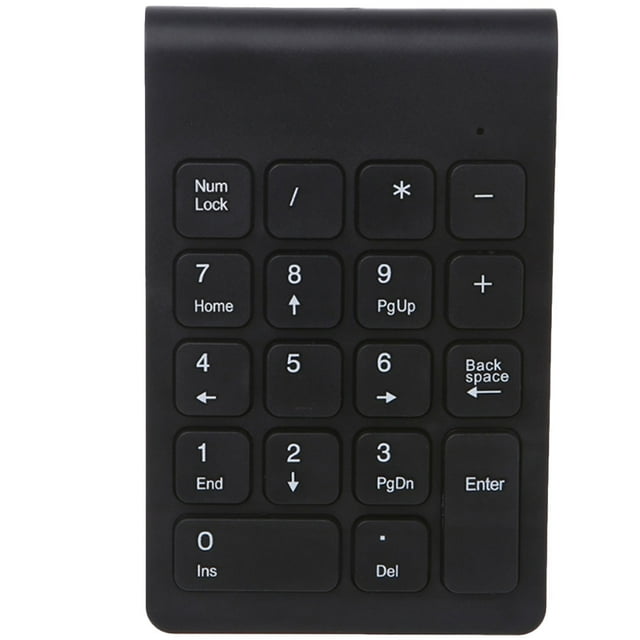 SHISUYAN Mini Keyboard USB Powered Numeric Keyboard Practical Numeric Keypad for Notebook Computer (Black)