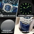 thumbnail image 3 of POEDAGAR Business Waterproof Wristwatches Luminous Date Stainless Steel Square Quartz Male Watch, 3 of 4