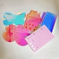 thumbnail image 4 of Organizador de azulejos de pestañas grandes, acrílico, mariposa, oso, corazón, nube, gatito, gato, cristal transparente, tablero magnético, soporte de azulejos para pestañas, 4 of 4