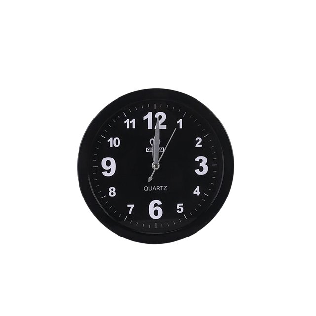 Bewildely Reloj de pared silencioso de 2 uds., perilla de ajuste resistente al desgaste, reloj de alta definición duradero para el Decoración del hogar Negro