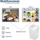 thumbnail image 2 of Juego De 7 Recipientes Herméticos De Plástico Para Cocina Xtellar transparente, 2 of 3