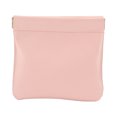 thumbnail image 1 of Rawiri Bolsa de lápiz labial de cuero PU impermeable cierre automático bolsa de cosméticos portátil para viaje excursión, 1 of 8