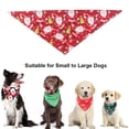 thumbnail image 4 of Toalla navideña para mascotas, toallita para perros estampada en algodón, 4 of 5
